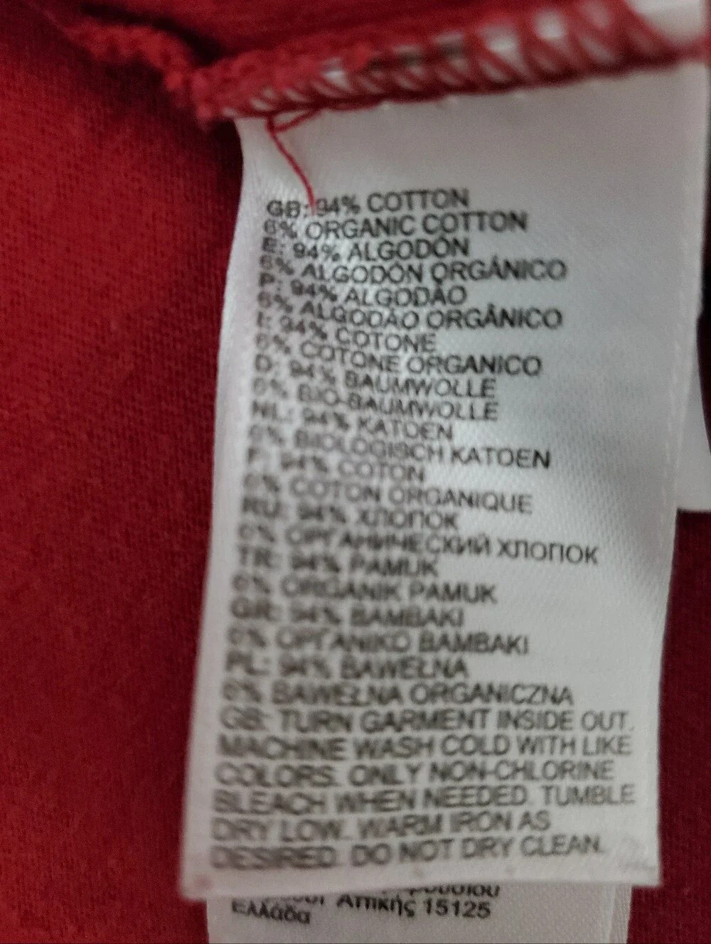 The North Face Men's Long Sleeve Crewneck Red Large